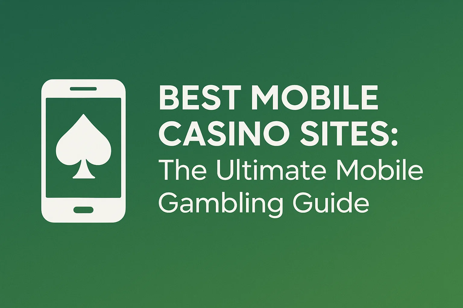 Best Mobile Casino Sites: The Ultimate Mobile Gambling Guide