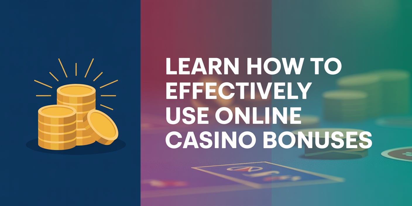 Learn How to Effectively Use Online Casino Bonuses